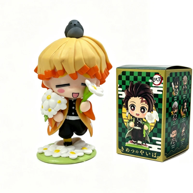 # Dämonentöter Tanjiro Kamado Nezuko Anime-Cartoon-Figur Blindbox kreative personalisierte Statue Modell Ornament Überraschungsgeschenkbox