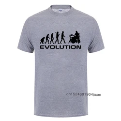 Cool Music Humor Drums Evolution T Shirt Funny Birthday Gifts For Men Male Drummer Summer Short Sleeved O Neck Cotton T-Shirt