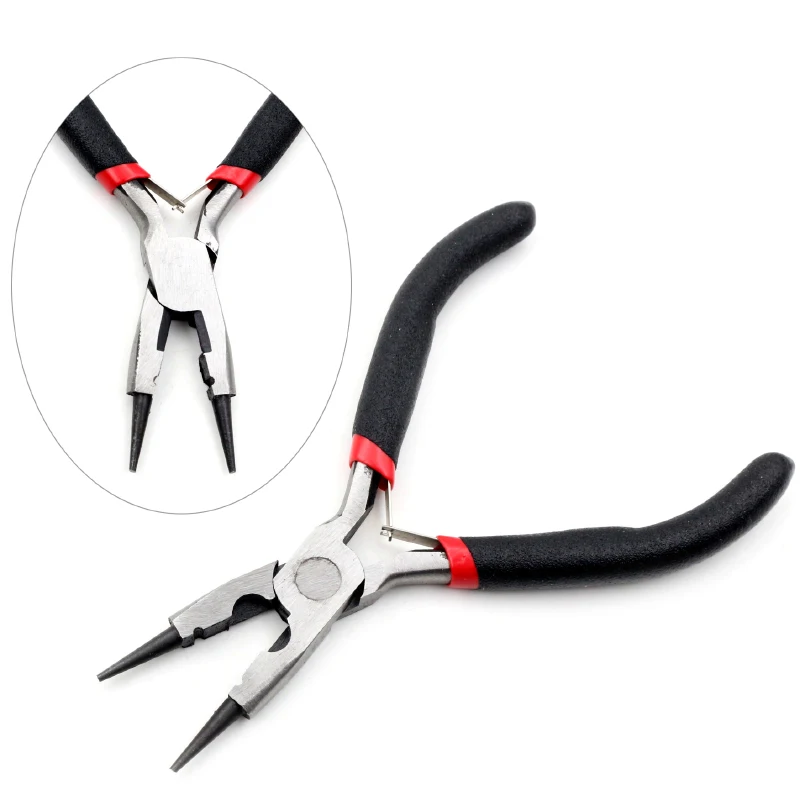 1 stück Edelstahl Nadel Nase Zangen Schmuck, Der Hand Werkzeug Schwarz 12,5 cm