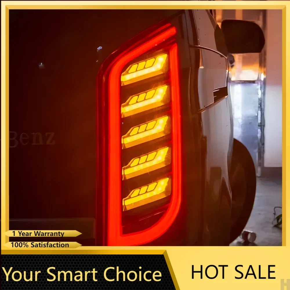 

Автоматические задние фонари Plug and Play для Benz Vito W447 V260 V300 2016-2023, светодиодные автомобильные задние фонари в сборе, аксессуары для динамического освещения