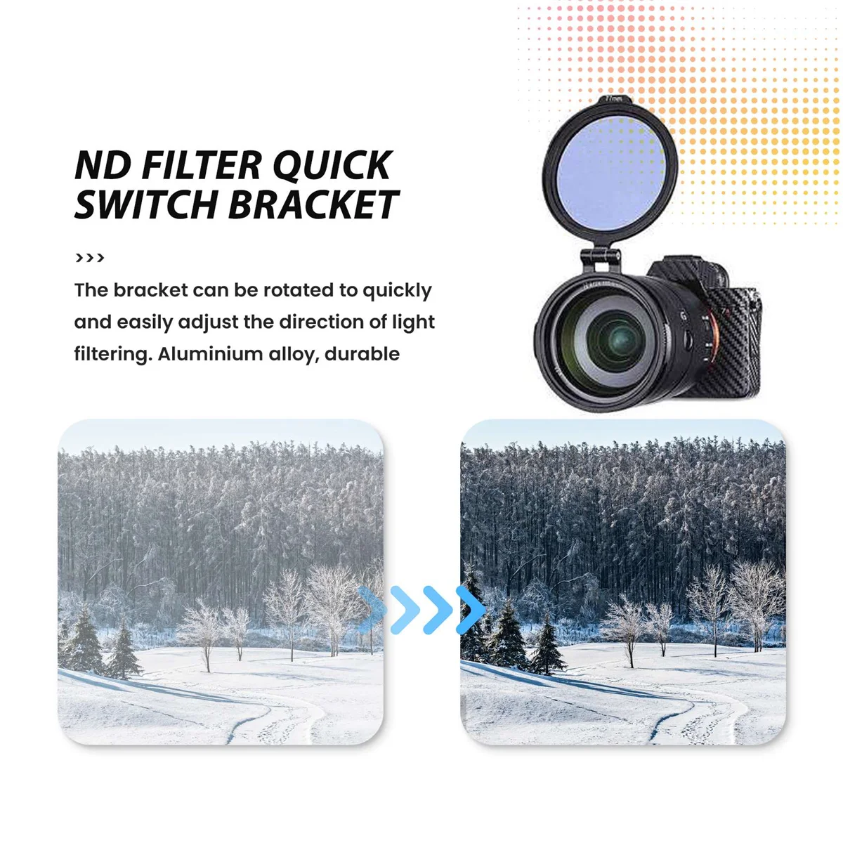 Быстросъемный фильтр для объектива зеркальной фотокамеры 67 мм