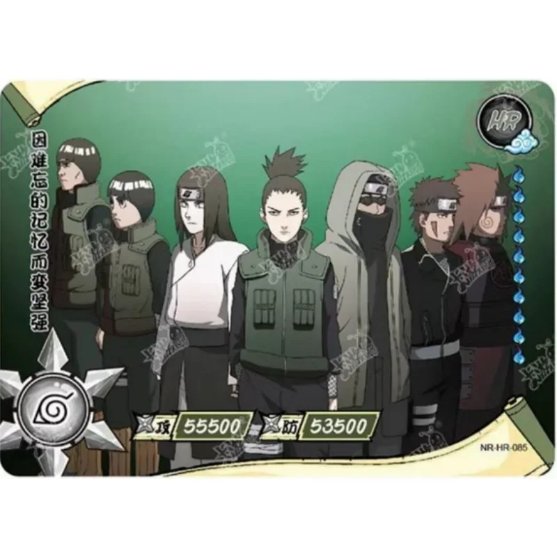 Naruto Cards KAYOU 3D HR Series 081~100 Anime Figures Uchiha Itachi Hidan Uzumaki Character Card Game Collection Board Toys