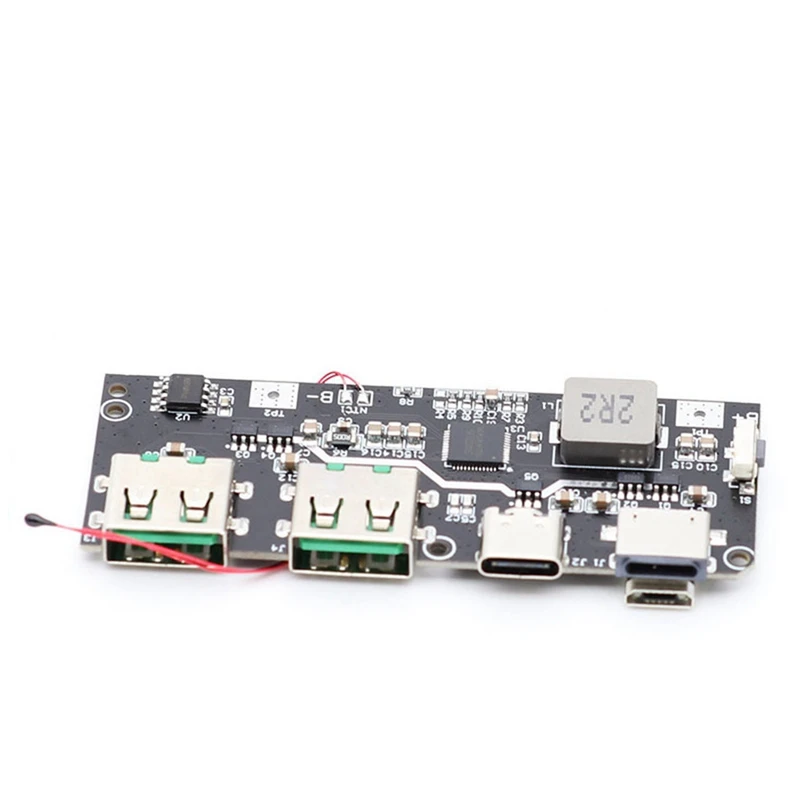 22.5W Mobile Power Module Nesting QC4 PD3.0 5-Port Bidirectional Fast Charging Power Bank Circuit Board Durable Easy To Use