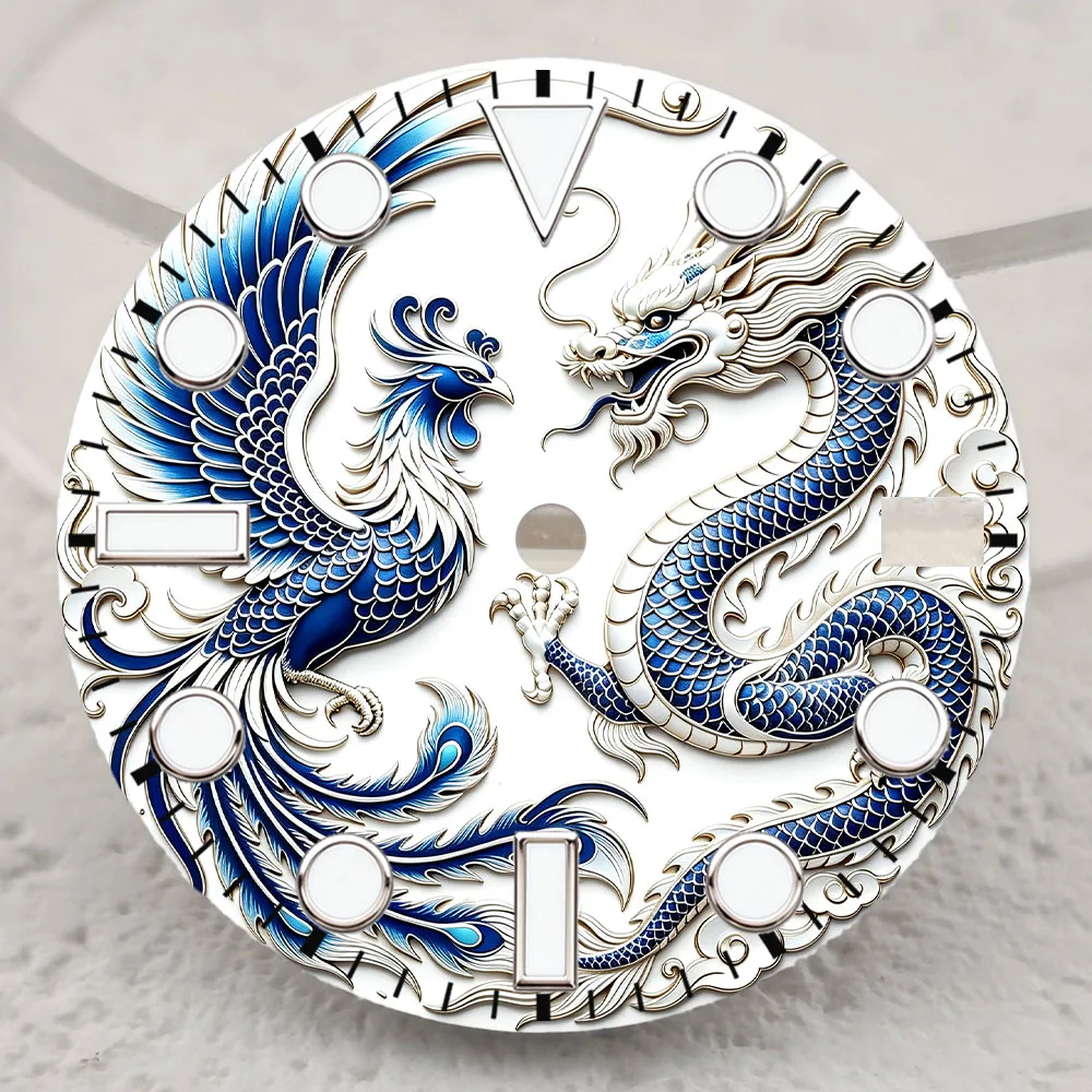 3D Print Creative Color Series DialHigh-Quality Watch Dial NH35 Dial 28.5mm Dial Suitable For NH35/NH36 Movement Watch Accessory