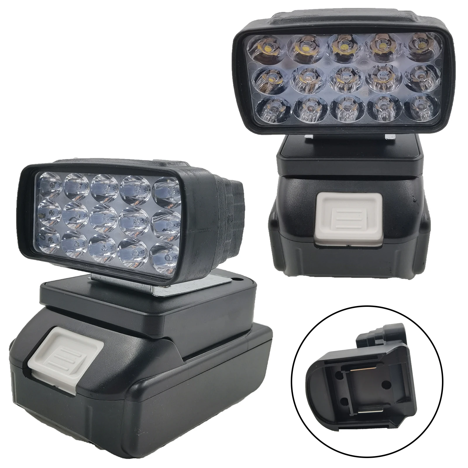 Luz de Trabalho Led para Makita 8w 18v 14.418v Li-ion Bl1830 Bl1850 Lanterna ao ar Livre Ferramenta Spotlight Lâmpada Iluminação de Emergência