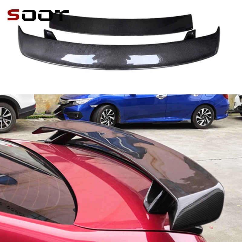 

For Audi TT Carbon Fiber Rear Spoiler Duckbill Car Wing Retrofit the rear wing Top Wing upgraded Car Auto Parts