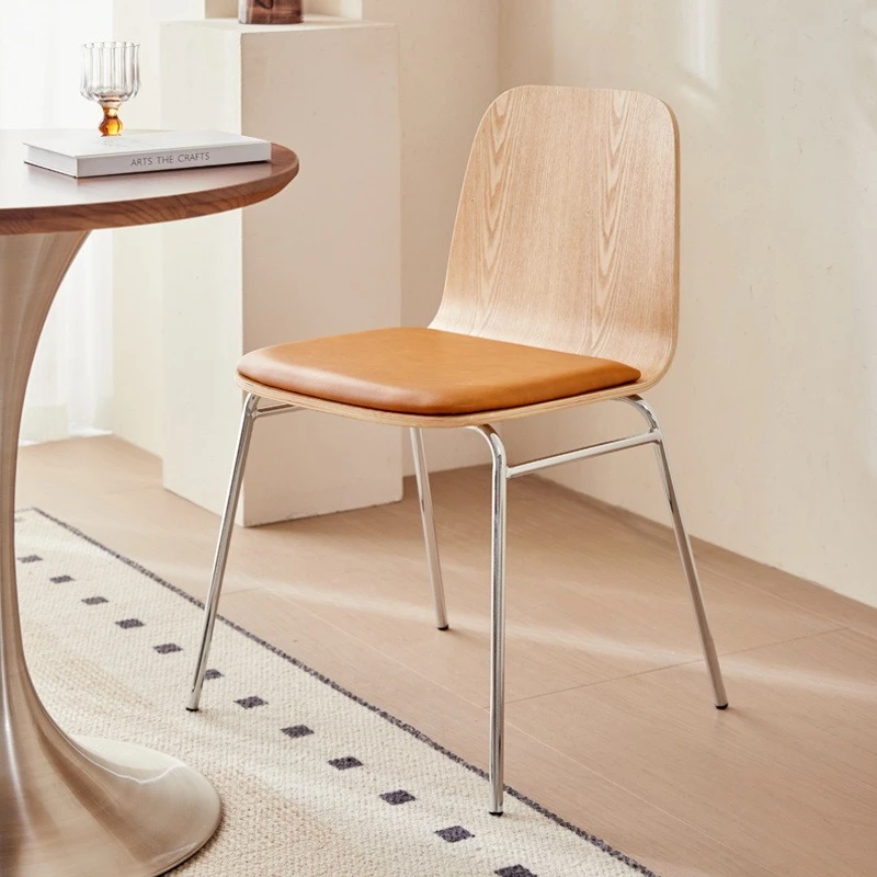 

Medieval dining chair household solid wood retro back