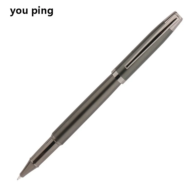 High Quality 3699 Grey Colour Business Office Rollerball Pen School Student Stationery Supplies Ink Black