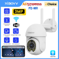 XIAOVV 8MP Outdoor Wifi Camera PTZ Security CCTV Human Detection External Surveillance Camera