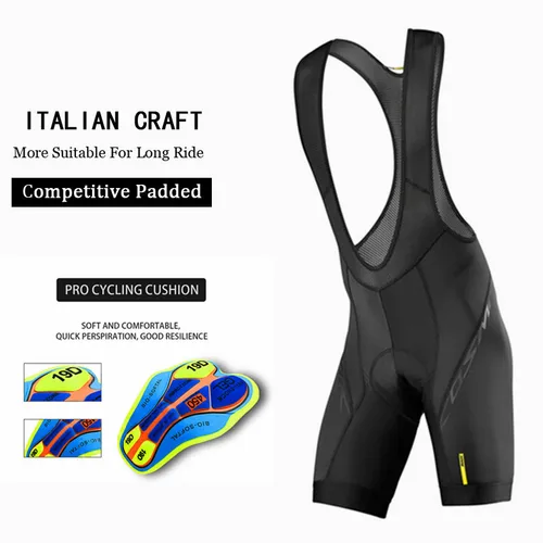 Pantalones cortos con pechera para ciclismo profesional 2025, equipo deportivo para hombre, pantalones cortos con pechera negros para ciclismo de montaña, pantalones cortos deportivos para correr