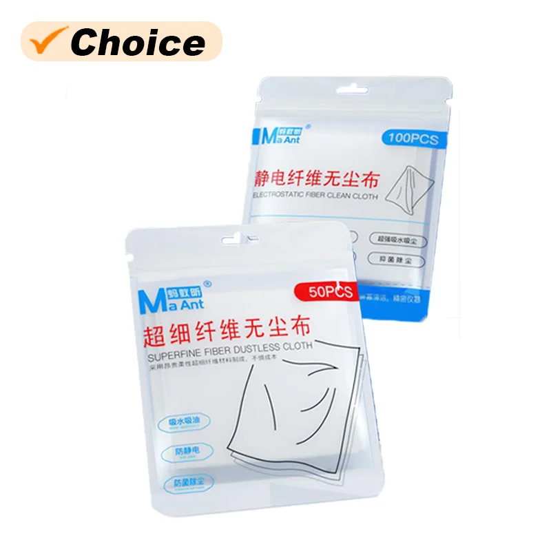 

Тканевая ткань для чистки от пыли для телефона 50 шт./100 шт. тканевая салфетка для удаления пыли из стекла и ЖК-экрана камеры