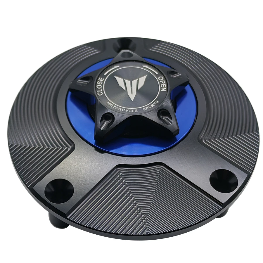 For Motorcycle Yamaha Yzf R1 R3 R6 R15 Fz1 Fz6 Mt07 Mt09  Modified Aluminum Alloy Fuel Tank Cap