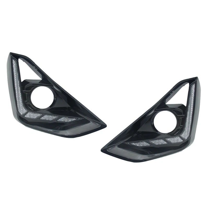 

Передние светодиодные DRL дневные ходовые огни для Isuzu D-Max DMAX 2024, противотуманные фары с указателями поворота, белый + желтый