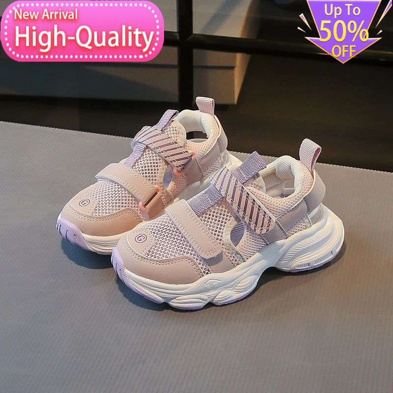 

New Summer Childrens Sports Shoes Shock-absorbing Anti Slip Fashionable Running Shoes Foot Protection and Support Casual Shoes