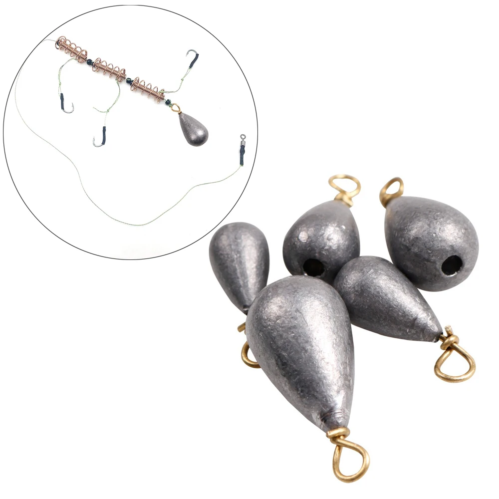 5pcs/lot 3.5g 5g 7g 10g 14g Drop Shot Fishing Weight Line Sinker Tube Bullet Plumb Pendant Metal Jig Sea Tackle Kit Pesca Tool