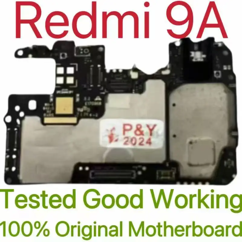 Global Version Original Unlocked Motherboard for Redmi 9A Tested Circuit Plate Main Logic Board for Redmi 9A