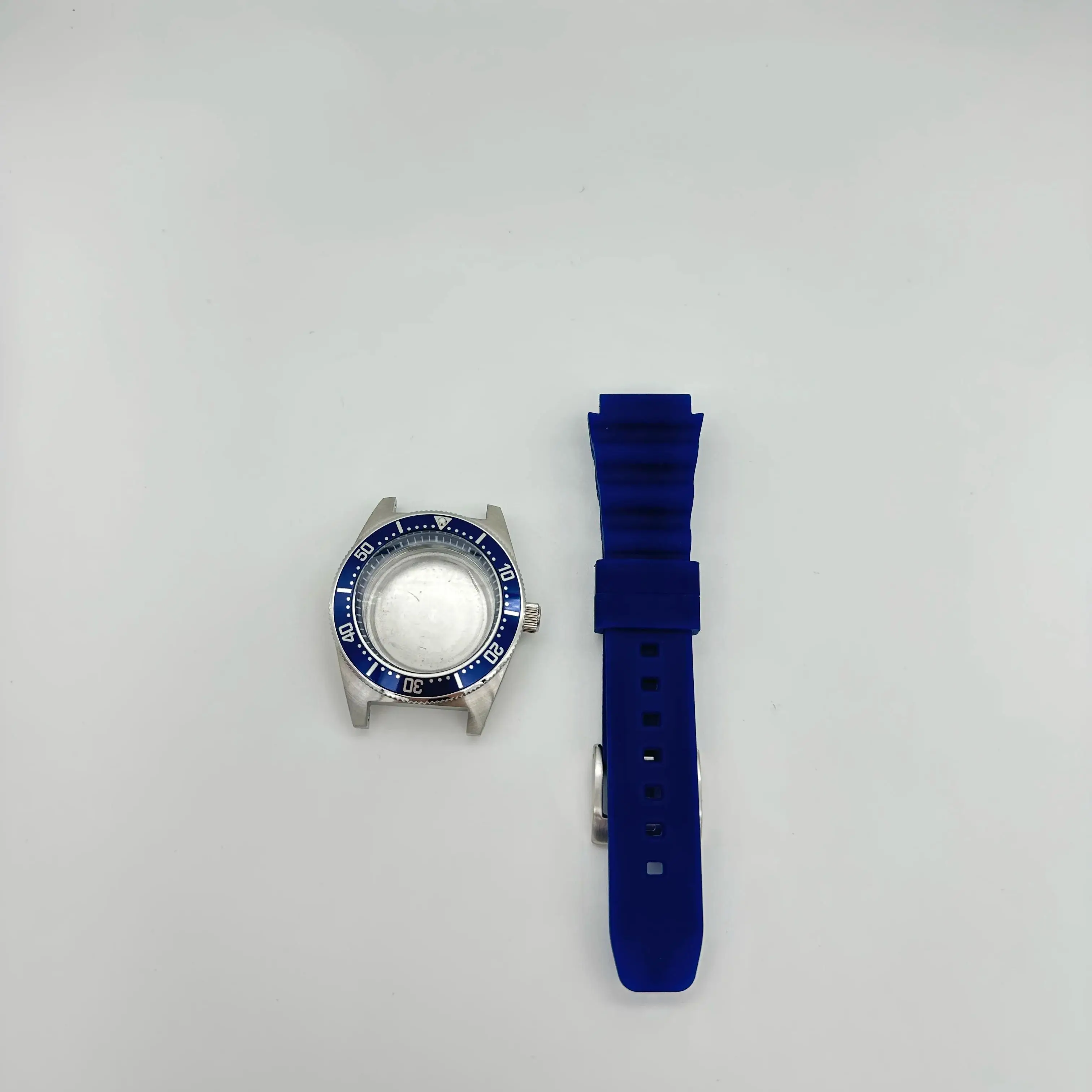 40mm改造機械式時計ケースシリコンバンドセット（NH35/NH36/NH38ムーブメント対応）