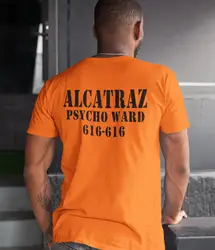 Alcatraz Halloween T Shirt Costume Prison Psycho Ward Kids Top L305