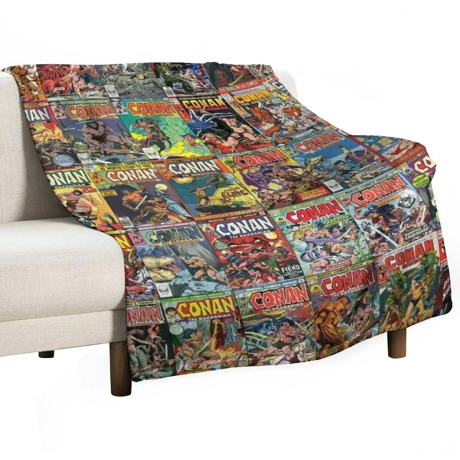 Conan the Barbarian Throw Blanket Warm Single manga Blankets