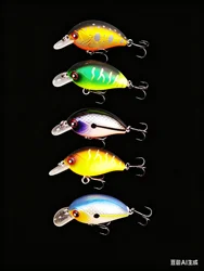 BassLegend-Praça Bill Crankbaits para pesca, iscas de truta, mergulho raso, Running Crankbait Wobbler, Black Bass, 36mm, 4.5g, 36F