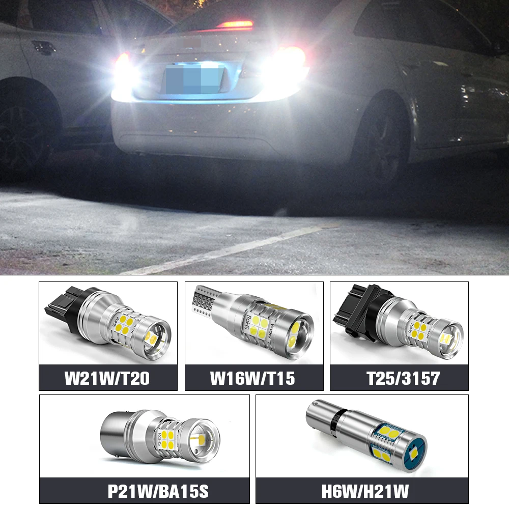 2 uds Canbus luz LED de marcha atrás accesorios de lámpara de respaldo para Ford Mondeo 4 5 2007-2021 2008 2009 2010 2011 2012 2013 2014 2015 2016