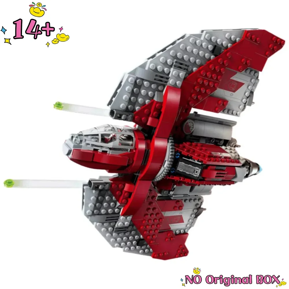 

2026 New 75362 Space Battle T-6 Spaceship Model Building Blocks Creative 675PCS Assembly Bricks Kids Christmas Birthday Gift