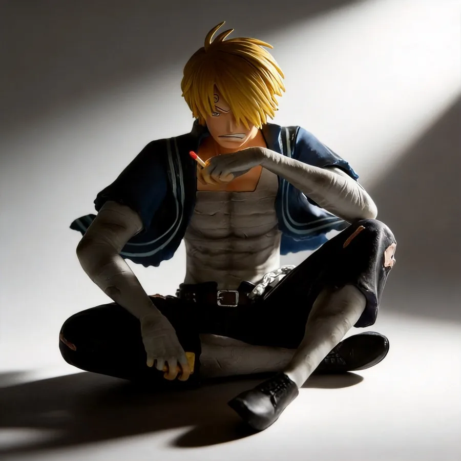 

Sanji (Battle Damaged) & Zoro (Bath Fire Series) One Piece Anime Figure 12cm - Decoration, Model, Figure