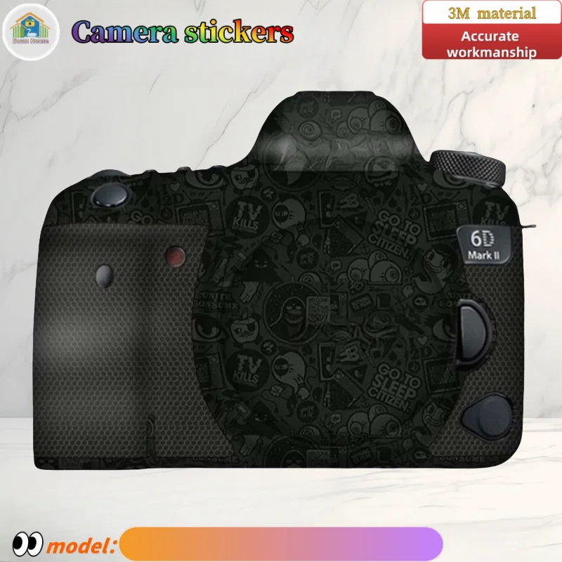 For Canon 6D2 Camera stickers, DIY skin,Precision tailoring wear-resistant protective film