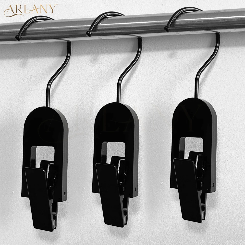 ARLANY Acrylic Hair Extension Hanger for Clothes Laundry Hanging Storage Clips Non-Slip Stylish Design Ideal for Clothes Hats