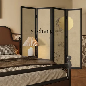 شاشات المناطق الفرعية القابلة للطي الصينية زن الخيزران ، باب مدخل مزخرف ، قسم الأكورديون الخشبي الصلب ، جديد أعلى 12 مبيعات الأكورديون الصينية - رقم 8