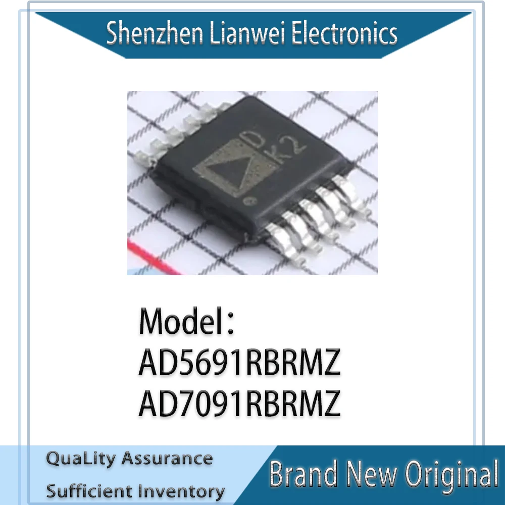

100% New Original DK2 AD5691RBRMZ DRQ AD7091RBRMZ IC Chipset MSOP-10