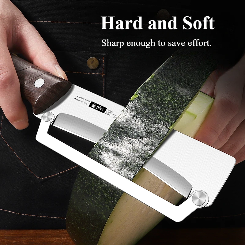 Multifunctional paring knife fruit knife two-in-one household commercial stainless steel kitchen special sharp easy to clean