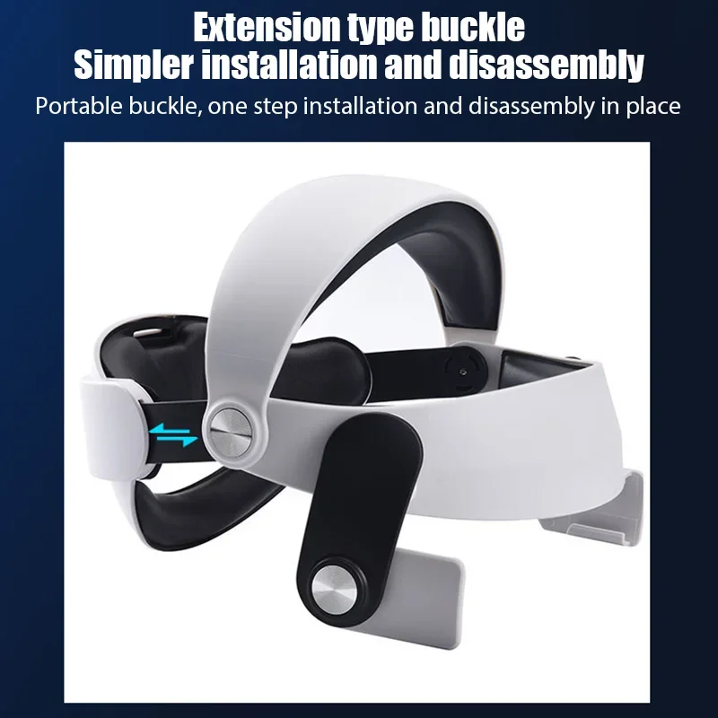 Verbessertes M2 Halo Elite Band für Oculus/Meta Quest 2, verbesserte Balance und Komfort, VR-Kopfband-Alternative, verstellbar, Gravity D – Detail 2