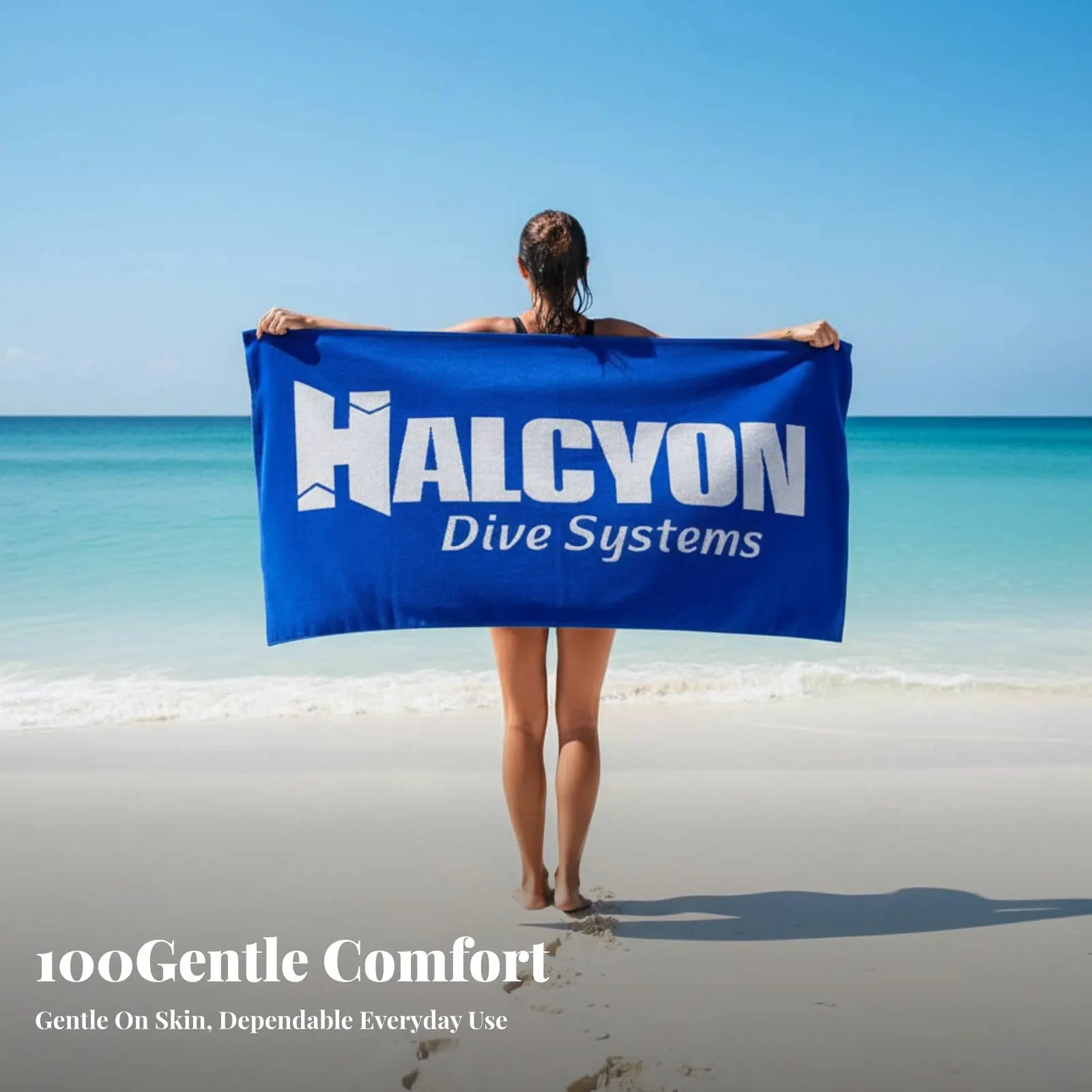 

Large Bath Towel, 100 Loop Pile, Double-Sided, Absorbent, Soft, Quick Dry, for Swimming, Gym, Beach