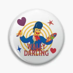 Wally Darling Soft Button Pin Clothes Metal Lover Jewelry Decor Hat Gift Fashion Badge Women Brooch Lapel Pin Creative Funny