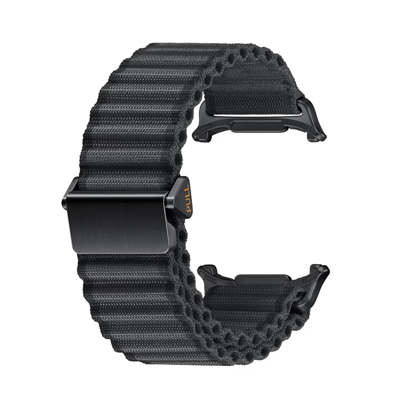 Nylon-Schlaufenarmband für Samsung Galaxy Watch 7 Ultra 47 mm Sport-Trail-Band für Galaxy Ultra, keine Lücken, Quick-Fit-Armband-Zubehör – Detail 5