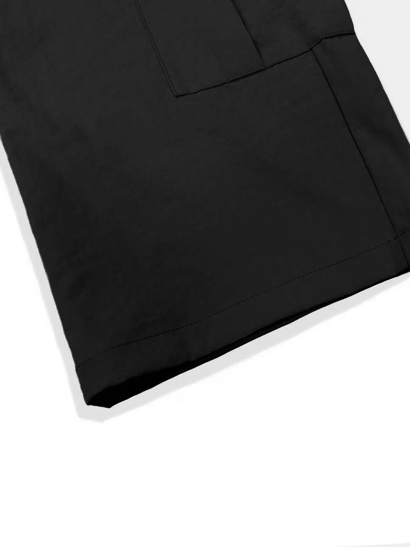Men's Spring and Autumn Multi-Pocket Cargo Pants with Elastic Waistband and Drawstring Adjustment, Solid Color Multi-Pocket Long Pants Suitable for Outdoor Sports and Leisure - Image 6