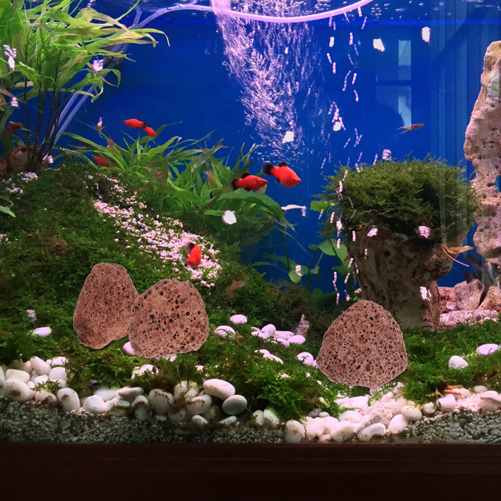 

Volcanic Rock Lava Stone Material Lava Stone Fish Tank Aquarium Filter Filter Material Aquarium Decor Pet Supplies
