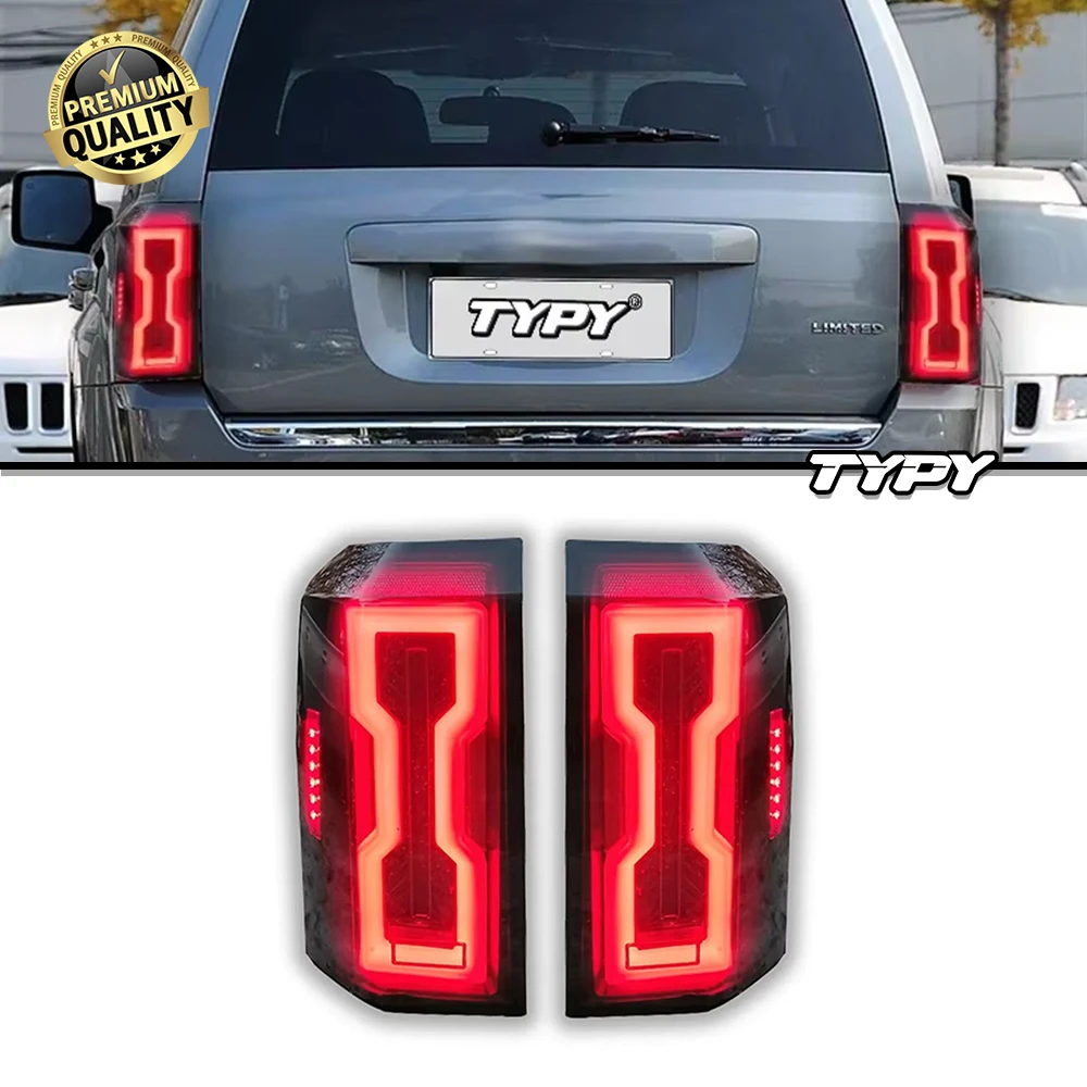 

TYPY Car For Jeep Patriot Taillight 2009-2016 Upgrade Modified to New DRL Dynamic Turn Signal LED Taillight Auto Accessories