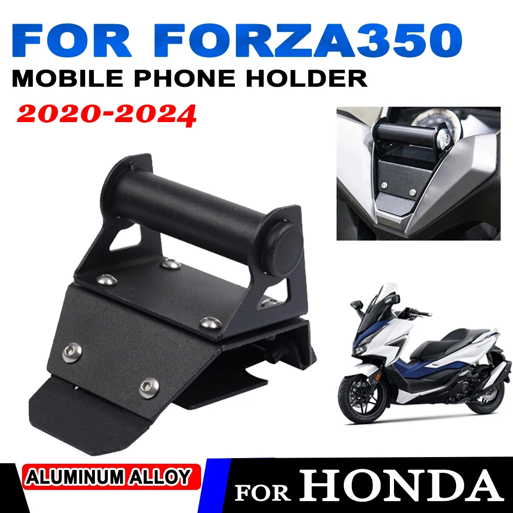 

For Honda Forza 350 NSS Forza350 NSS350 2024 Motorcycle Accessories Smartphone Phone Stand Holder GPS Navigation Plate Bracket