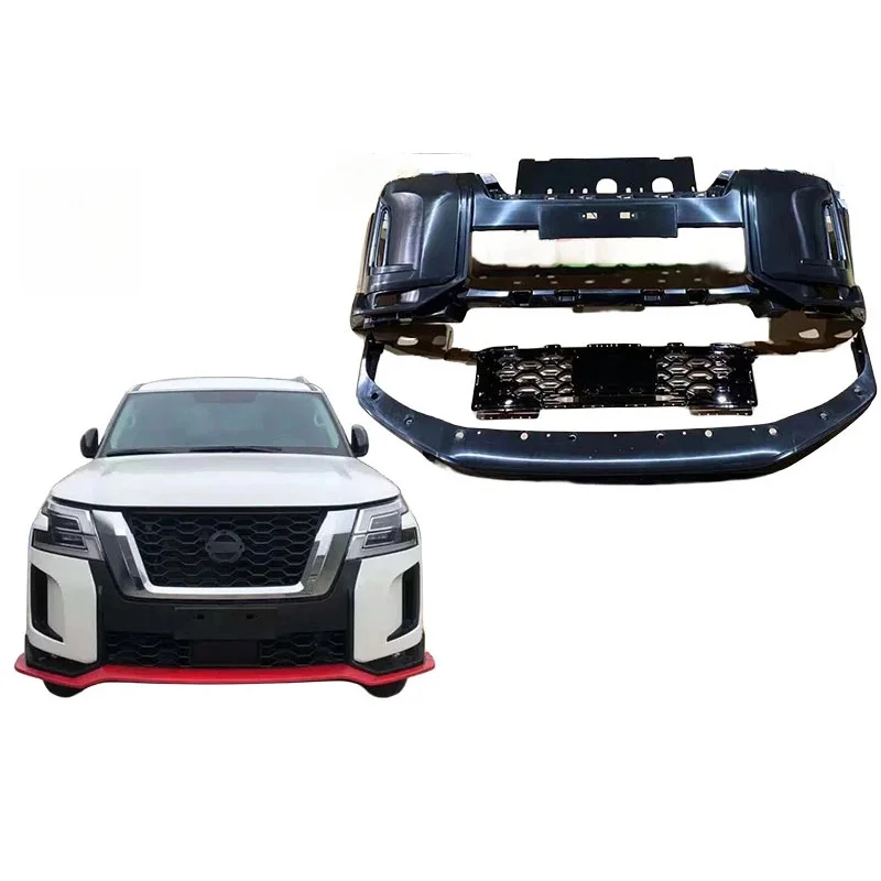 

Cc car High Quality Nismo Design Car Bumper, Headlight Pair for Patrol Y62 2020