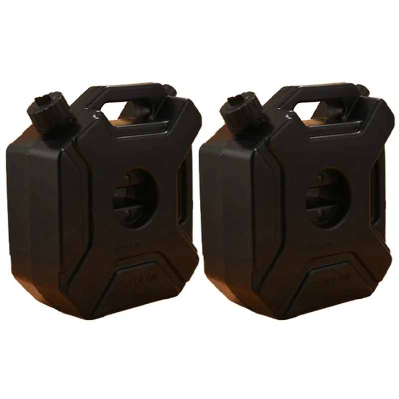 

A040-5L Liters Black Fuel Tank Can Car Motorcycle Spare Petrol Oil Tank Backup Jerrycan Fuel-Jugs Canister With Lock & Key