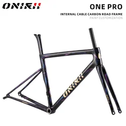 ONIRII ONE PRO Carbon Climbing Frame Inner Cable with Integrated Handleba,Thru Axle,Fork, Headset, Seat Post for Road Bike NEW