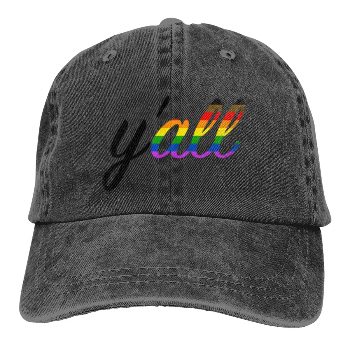 Y & 39all um boné lavado, todos Racerback, chapéu lavado