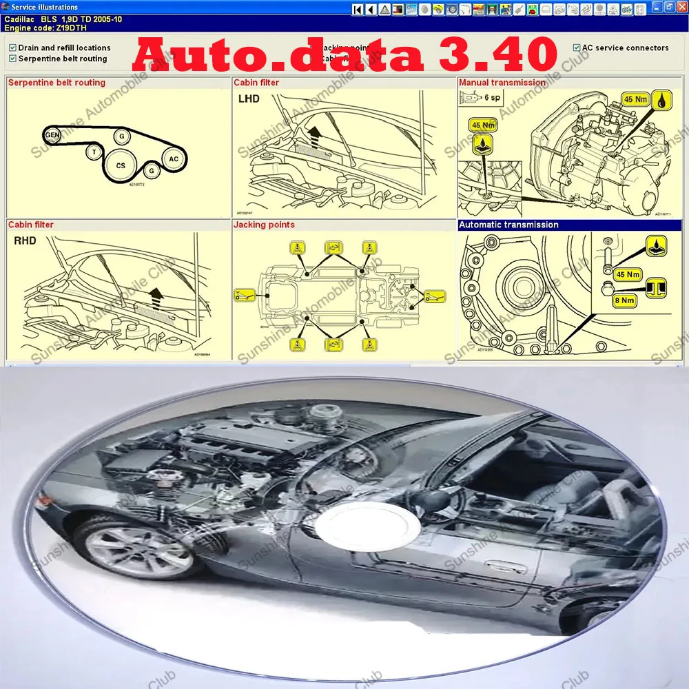 

2024 Newest Sale Auto Data 3.40 Auto Repair Software Autodata 3.40 Multi-languages Automotive Car repair Tool Software Free help