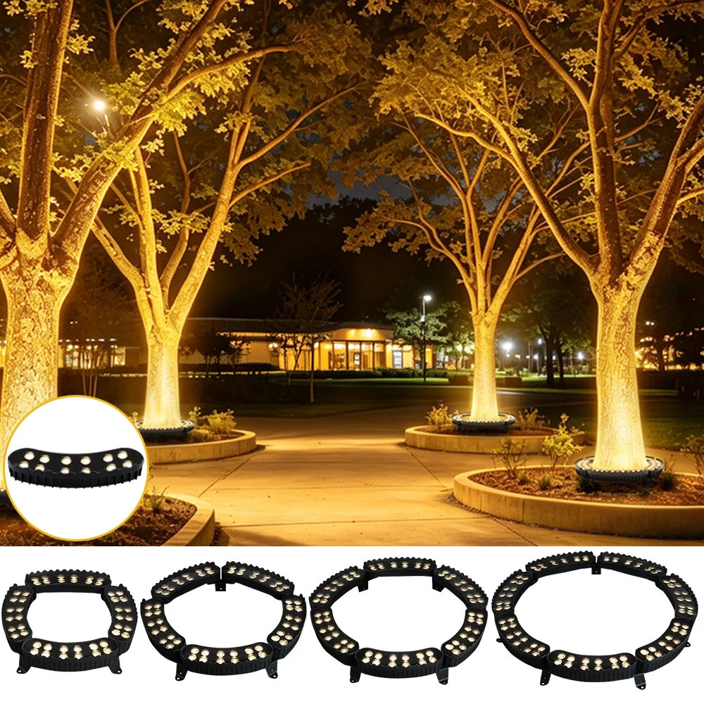 5Pcs LED Tree Hugging Lamp 85-265V Outdoor Christmas Tree Holding Lighting Lamp Waterproof IP65 Garden Park Courtyard Decor Lamp