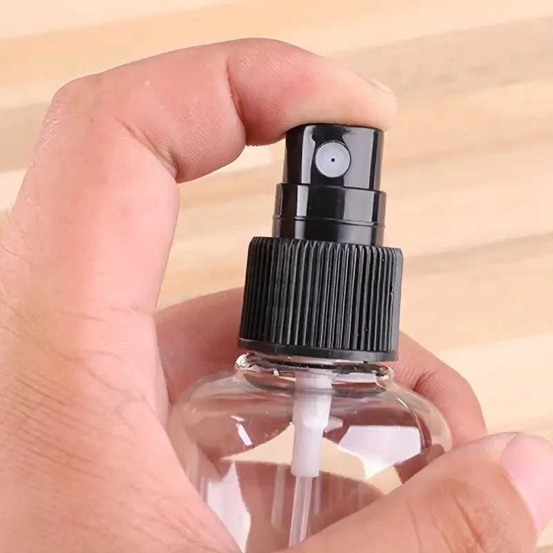 トラベルスプレーボトルセット,ローションクリームボトル,ポンプディスペンサー,黒,トイレタリー,7個