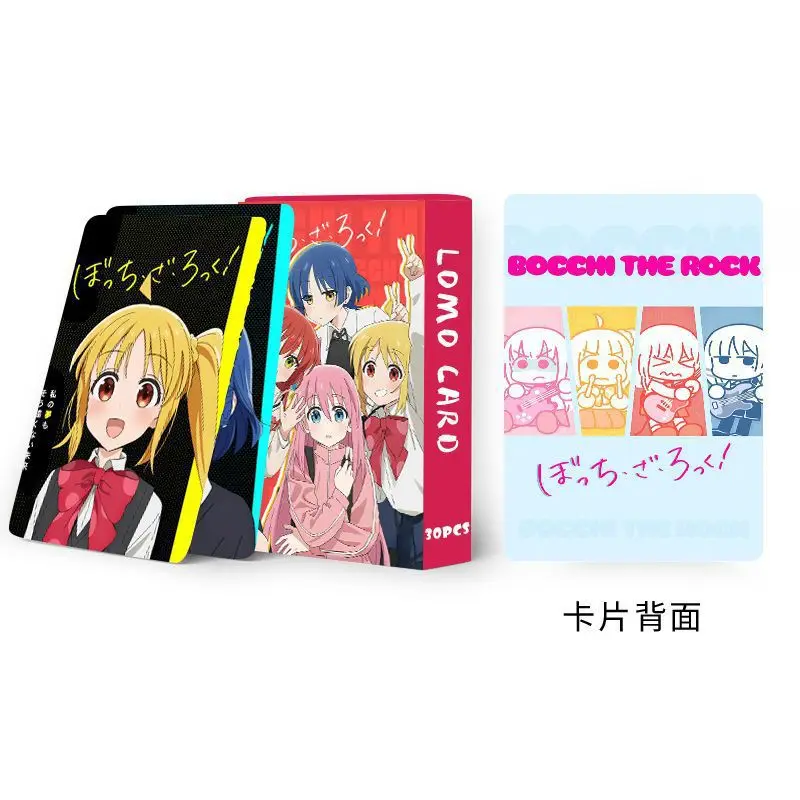 30pcs BOCCHI THE ROCK Lomo Card Stickers Postcard Japanese Anime Collection Gift For students' supplies