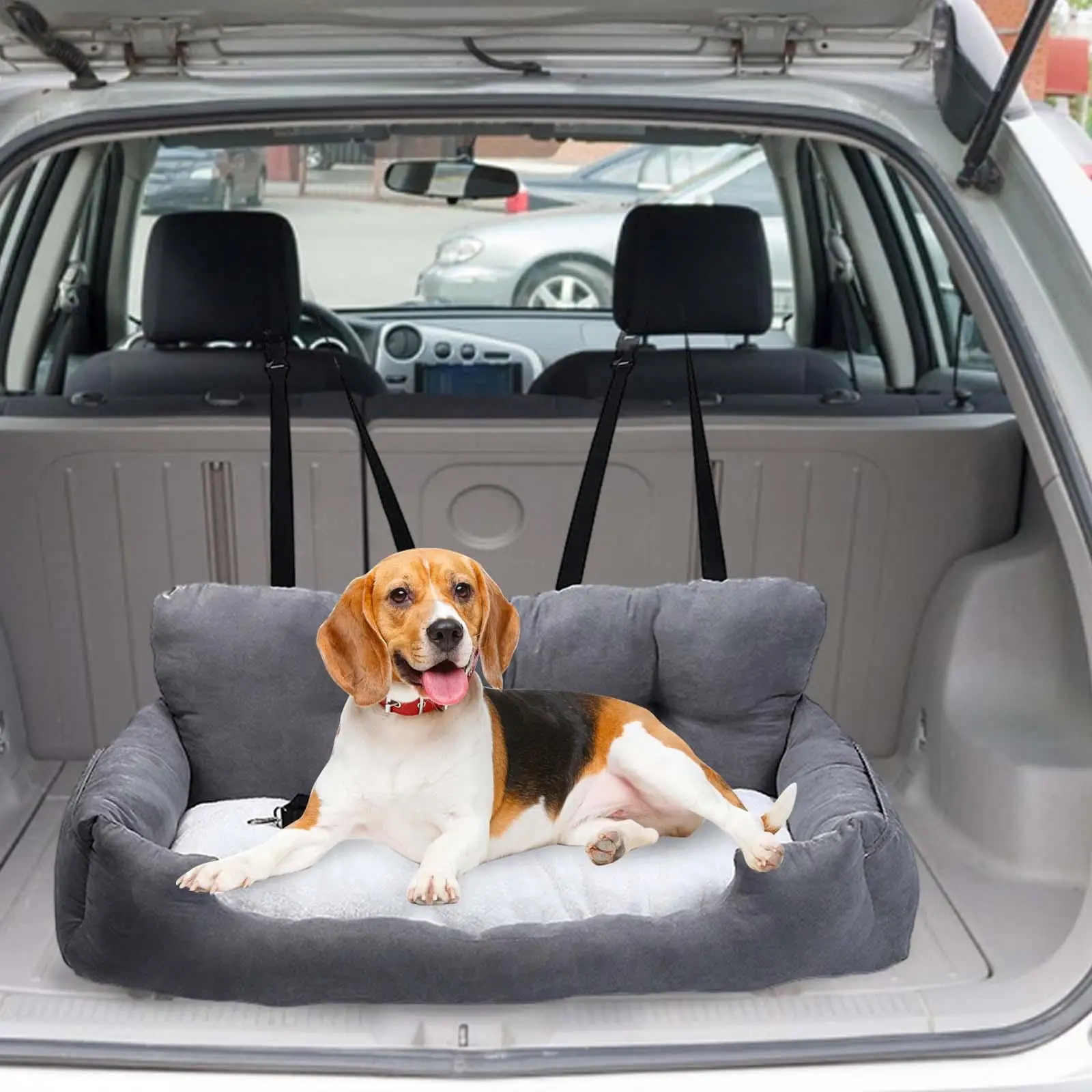 Dog Car Seat Dog Car Travel Bed Pet Carrier Bed Dog Booster Seat for Small