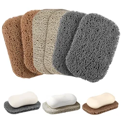 2PCS Soap Holder Pads, Non-Slip Soap Bar Savers Self-Draining Soap Lifting Pads for Soap Dish BPA-Free for Shower Kitchen